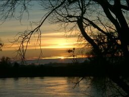 Winter Sunset at the Sacramento River