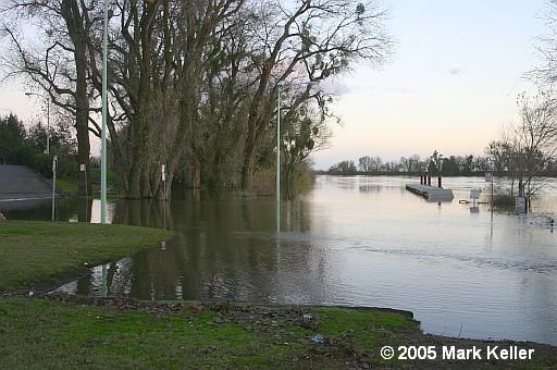 High Water at Garcia Bend - Copyright 2005 Mark Keller